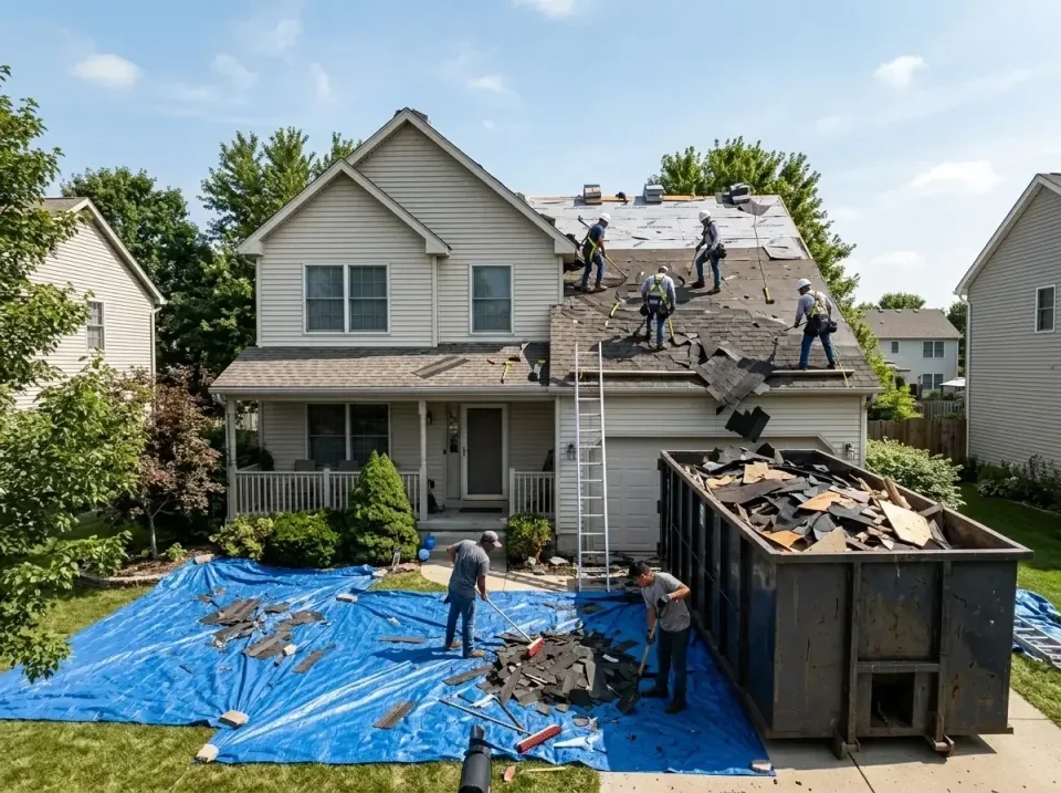 roof-replacement-debris-remova-004 — frequently asked questions, Cheapest Dumpster Rentals in Berwyn, IL